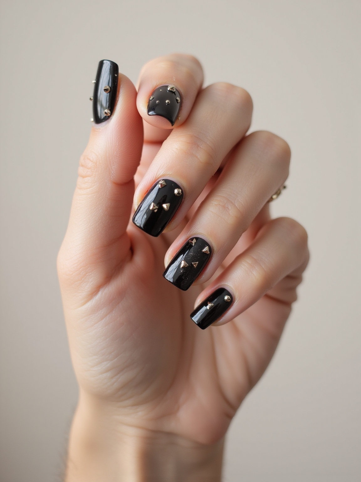 sleek edgy secured halloween studs