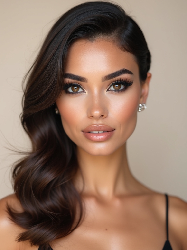 sleek liquid cat eye makeup