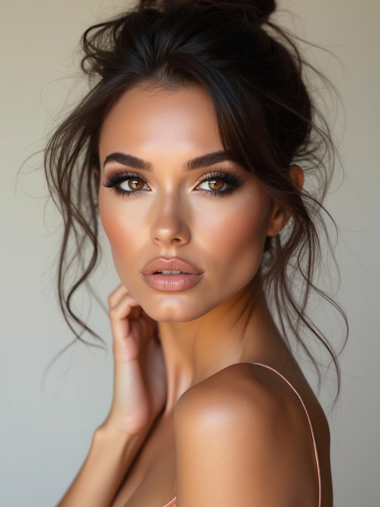 slept in smudged cream liner