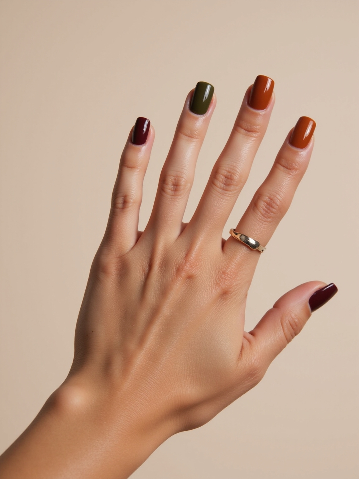 slim autumn tipped micro french