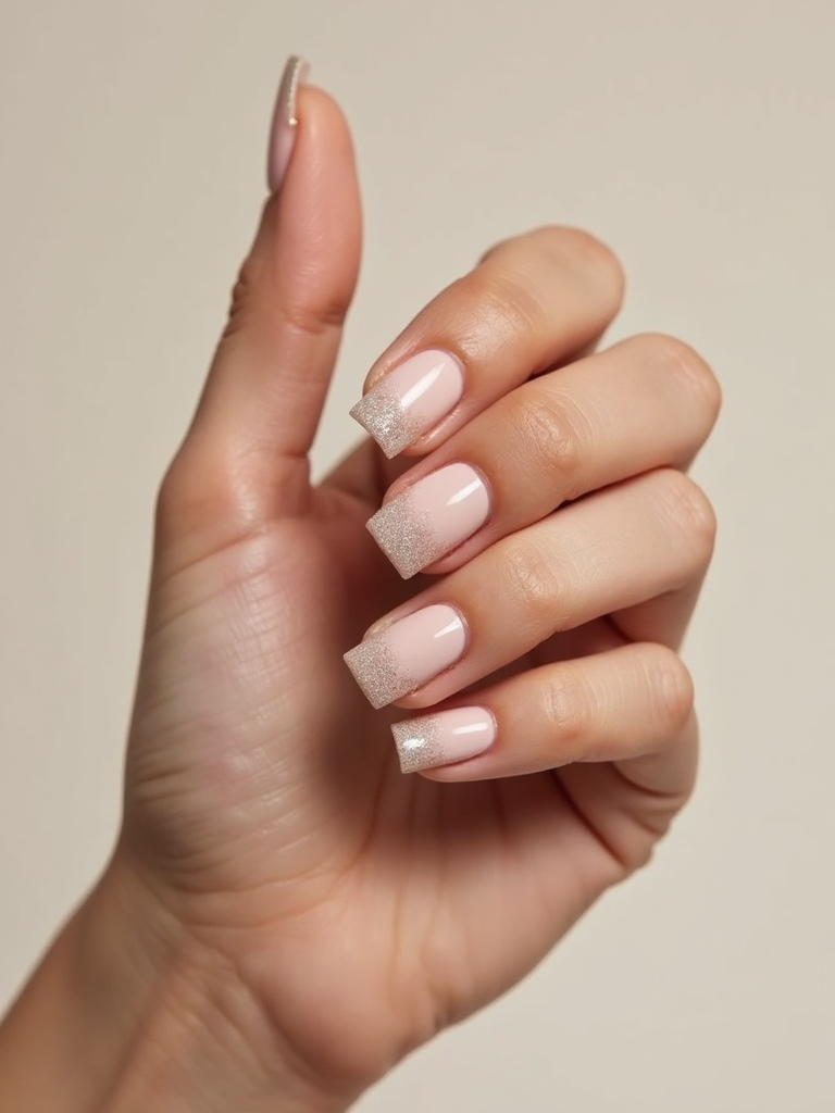 slim glitter cuticle cuffs