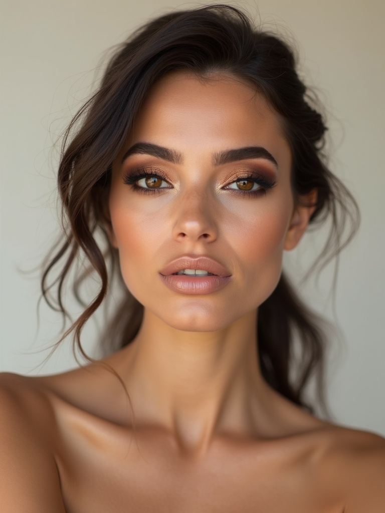 smoky bronze halo eyes