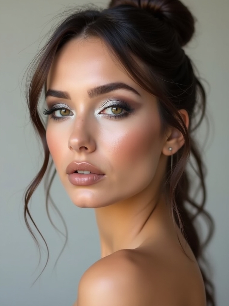 smoky gunmetal with shimmer