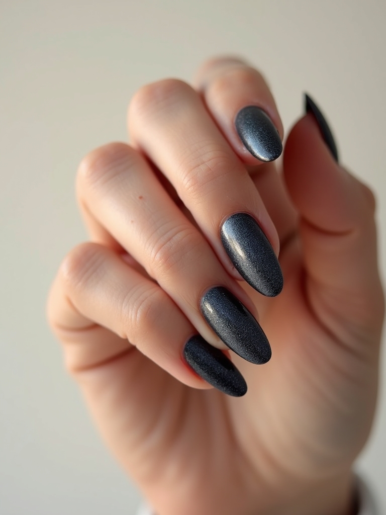 smoky micro glitter lunar glaze