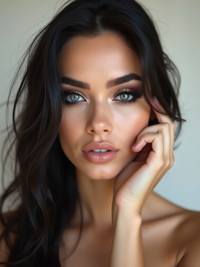 smoky sculpted sultry eyes