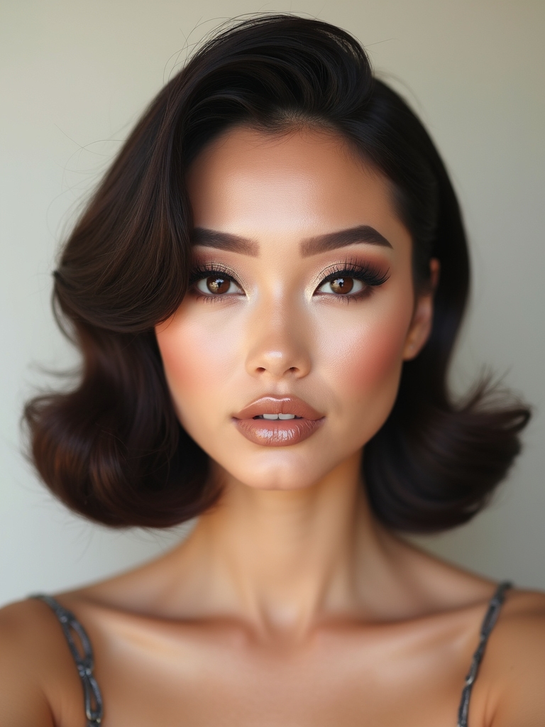 smoky wing with lashes