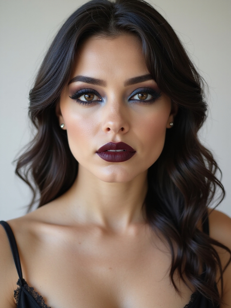 smudged halo with shimmer