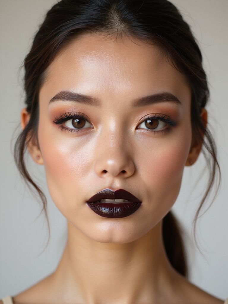 smudged liner vinyl gloss shine