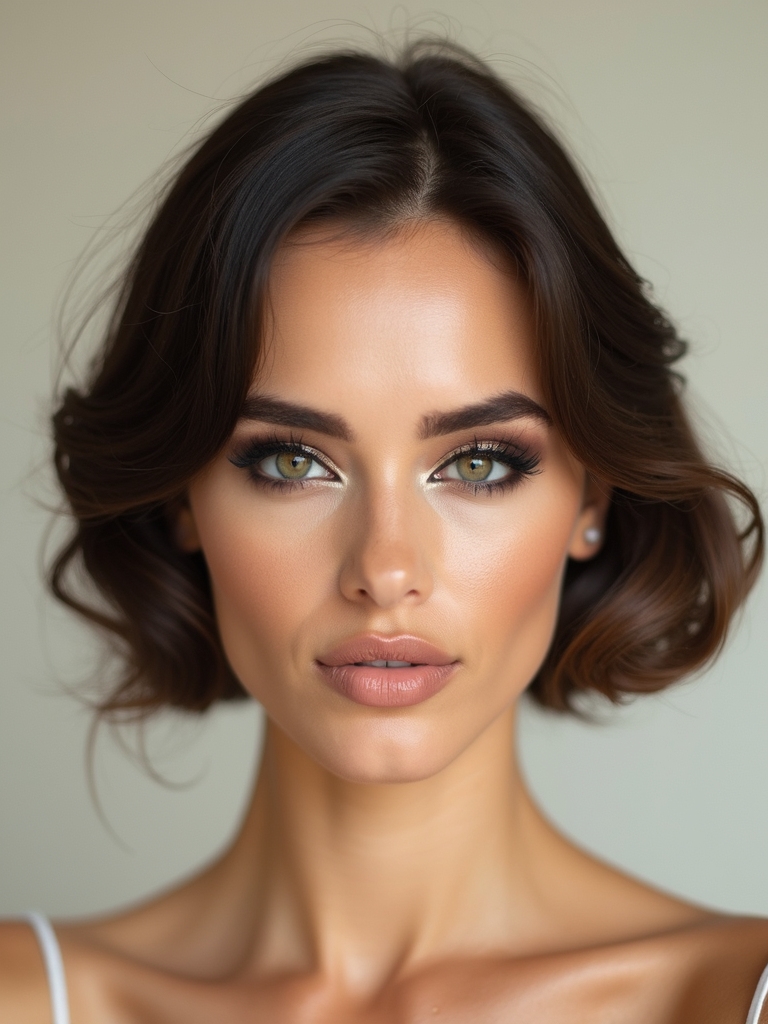 smudged lower lash smoky definition