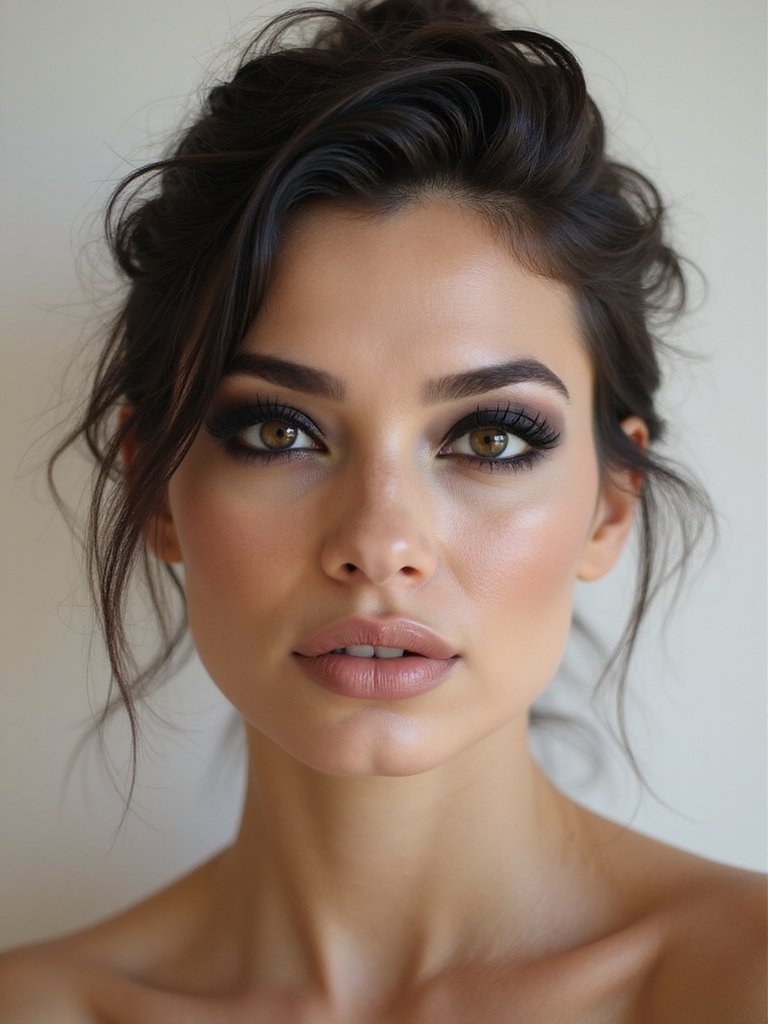 smudged waterproof kohl look