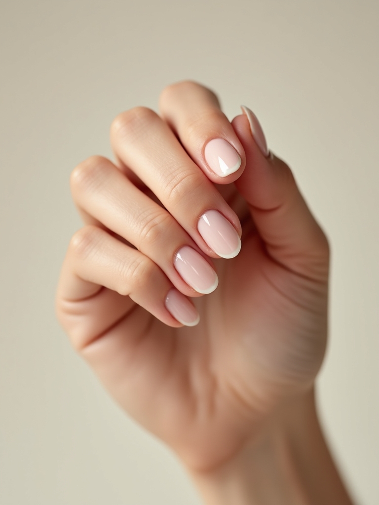 soft almond glossy finish
