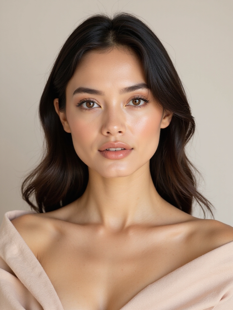 soft blurred natural lipline