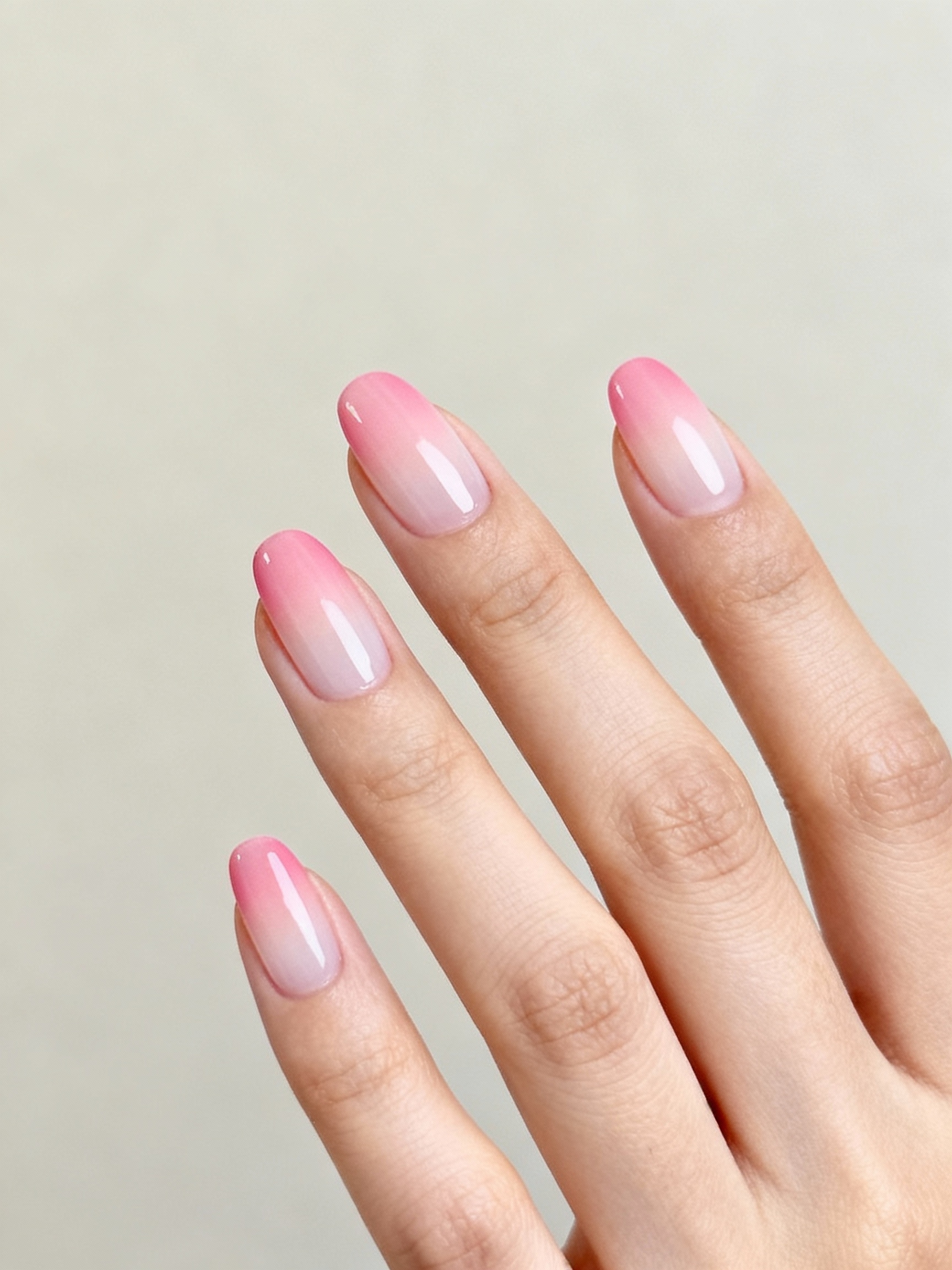 soft blush ombr fade