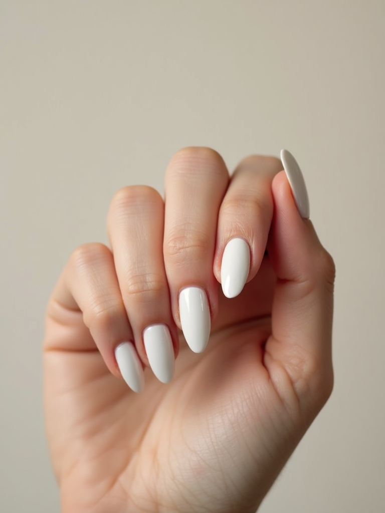 soft cloudy almond tips