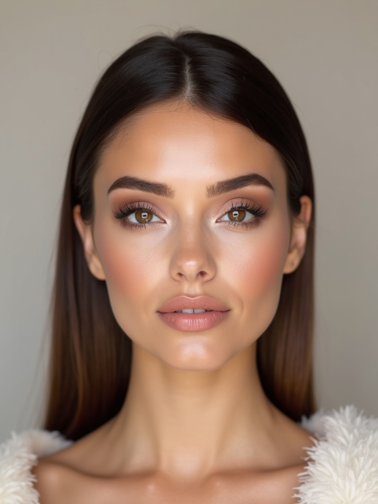 soft cocoa lined nude gloss