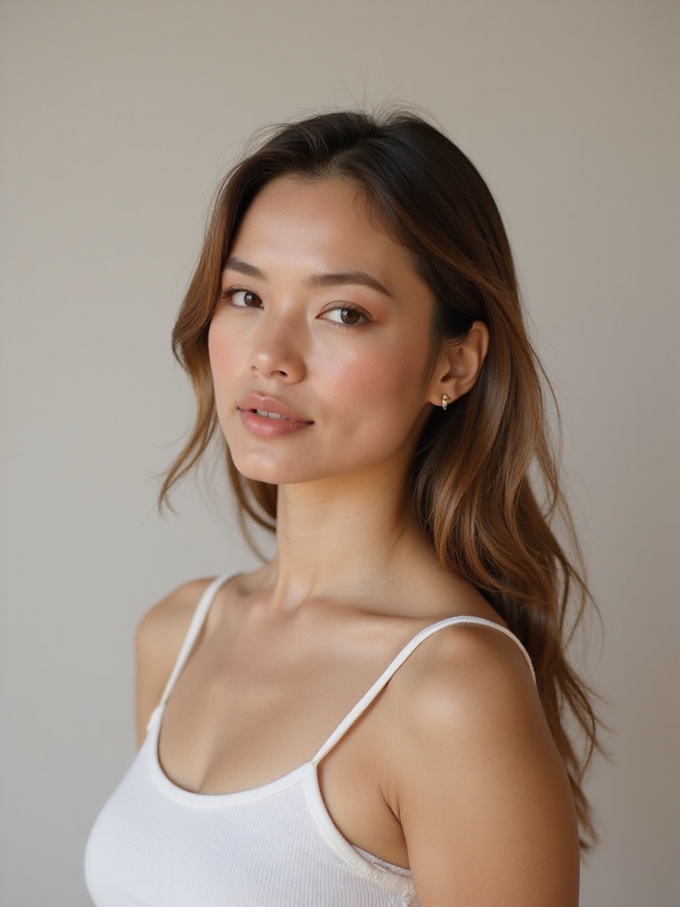soft dewy lifted cheek color