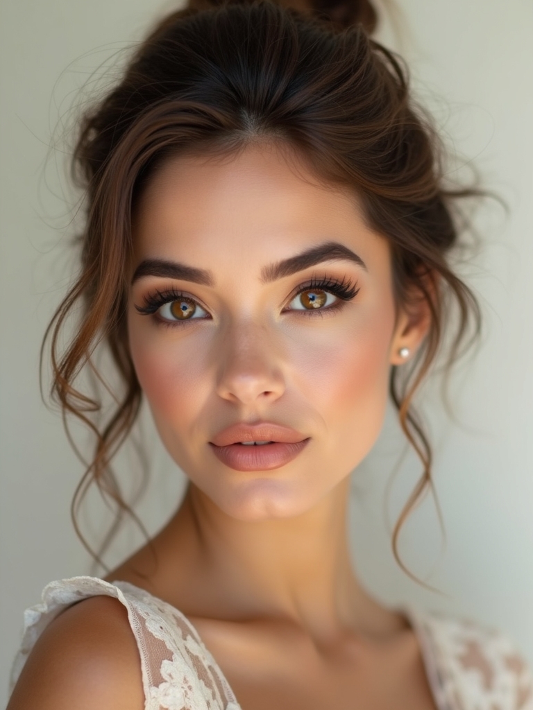 soft diffused brown winged liner