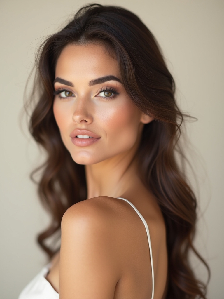 soft diffused cream contouring