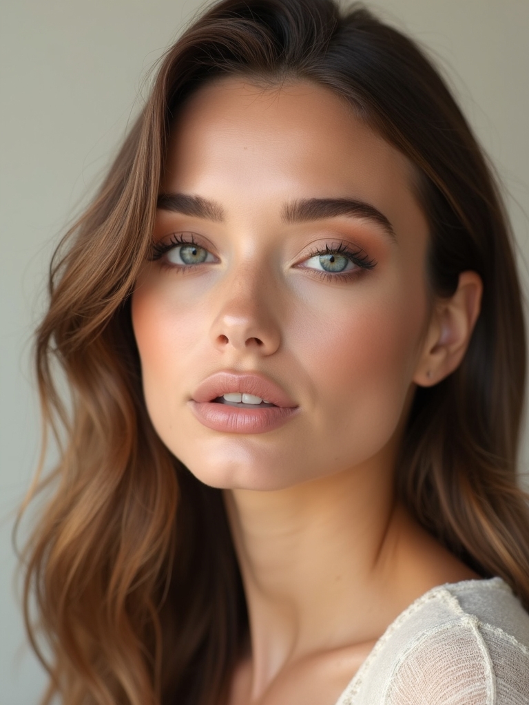 soft diffused upward winged liner