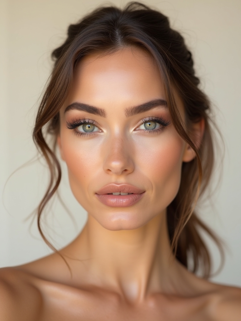 soft feathered barely there brows