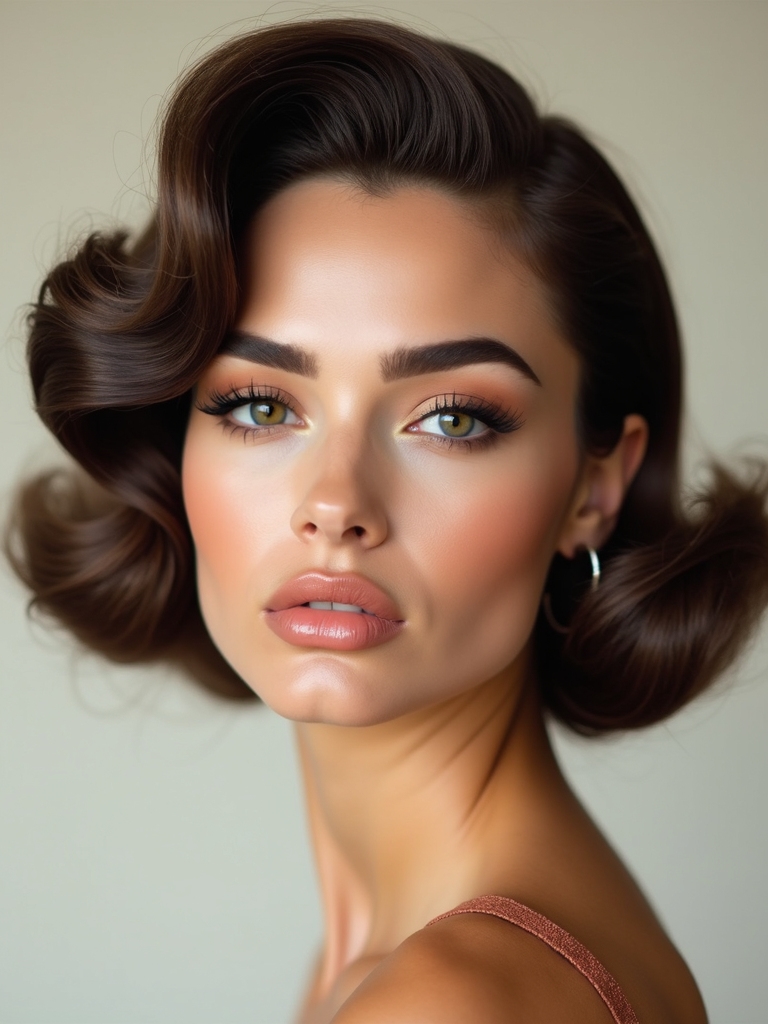 soft feathered natural browlifting