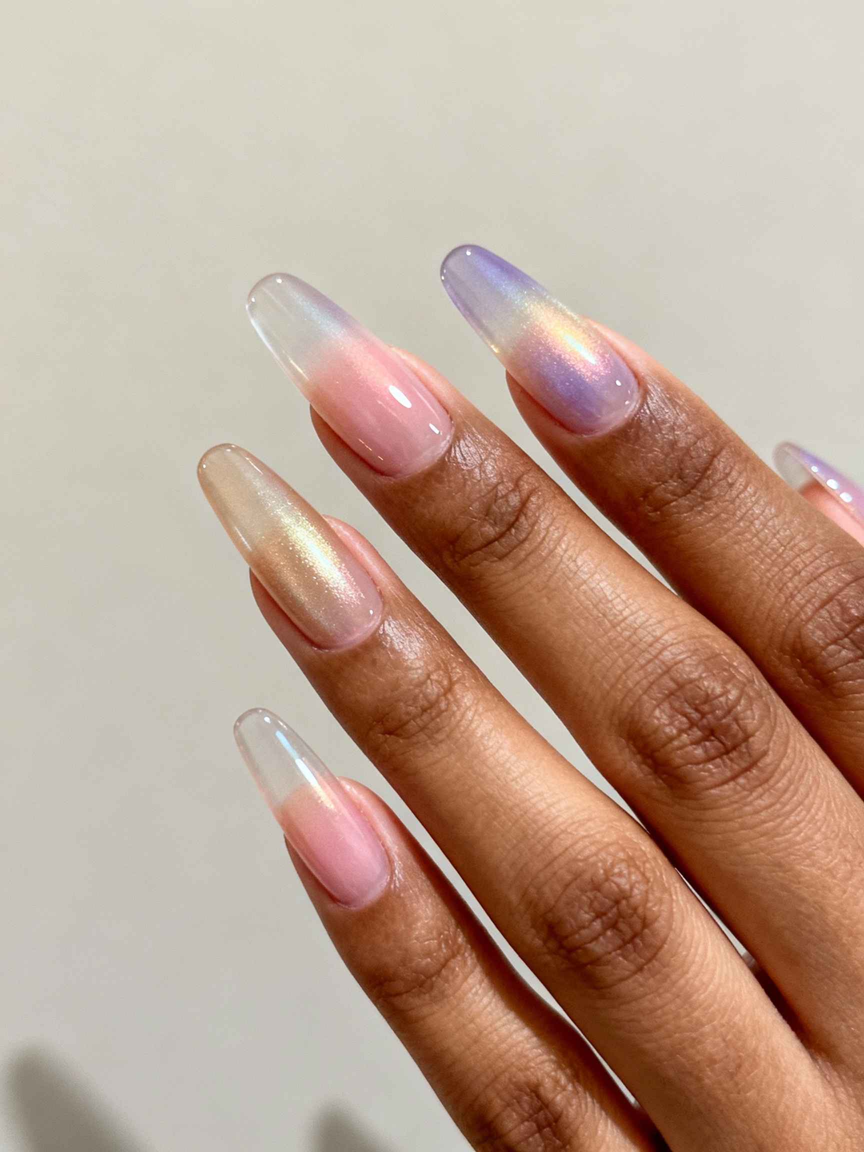 soft gradient glossy finish