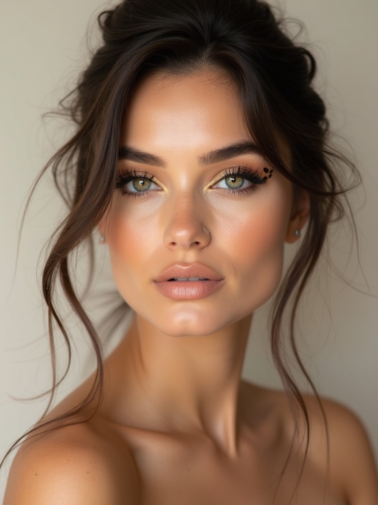 soft leopard winged liner