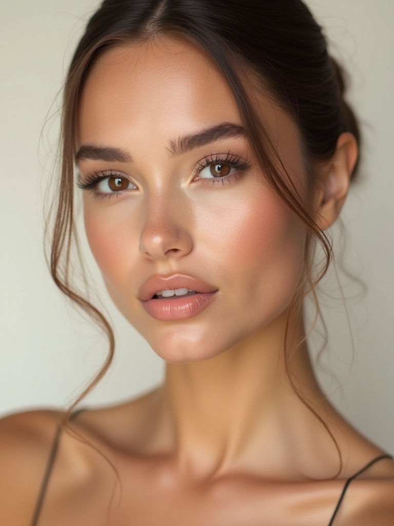 soft lifted brown winged eye