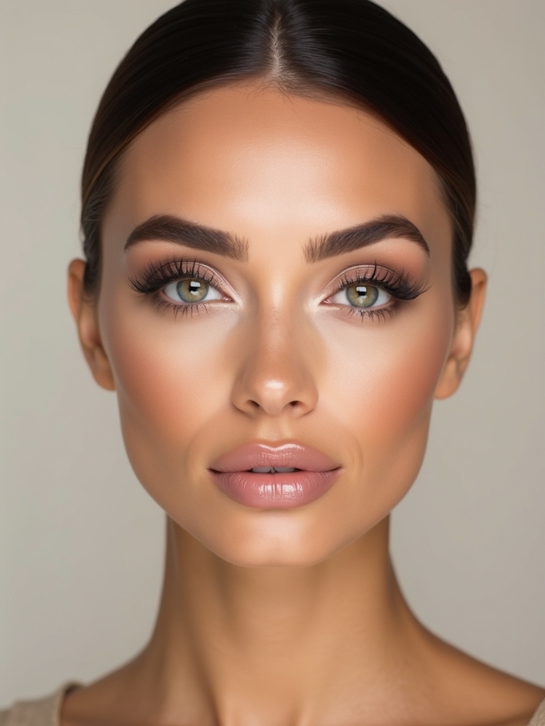 soft lifted natural brows