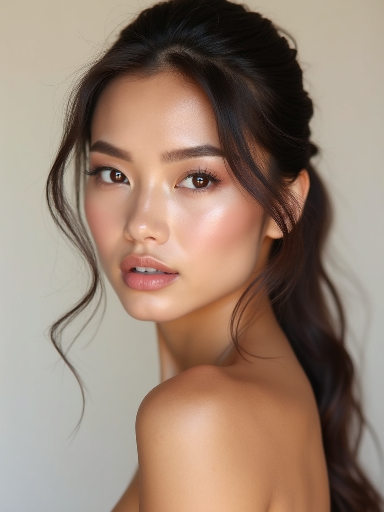 soft low contrast makeup looks
