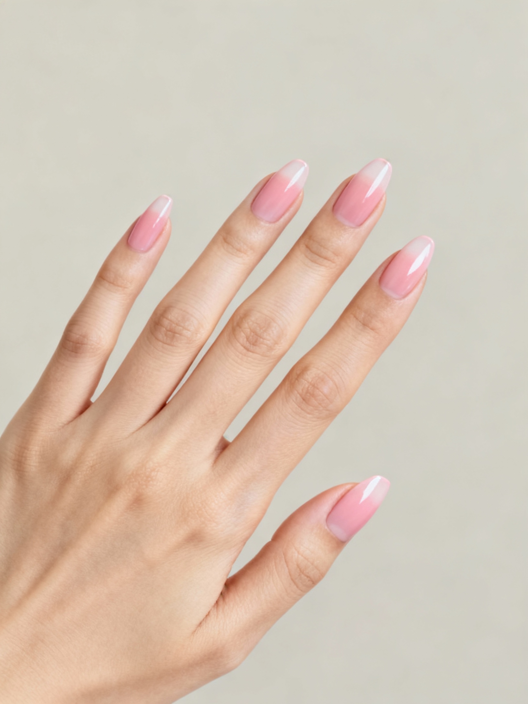 soft milky blush almonds