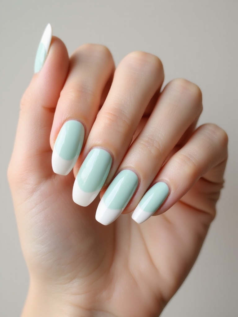 soft mint gradient glow