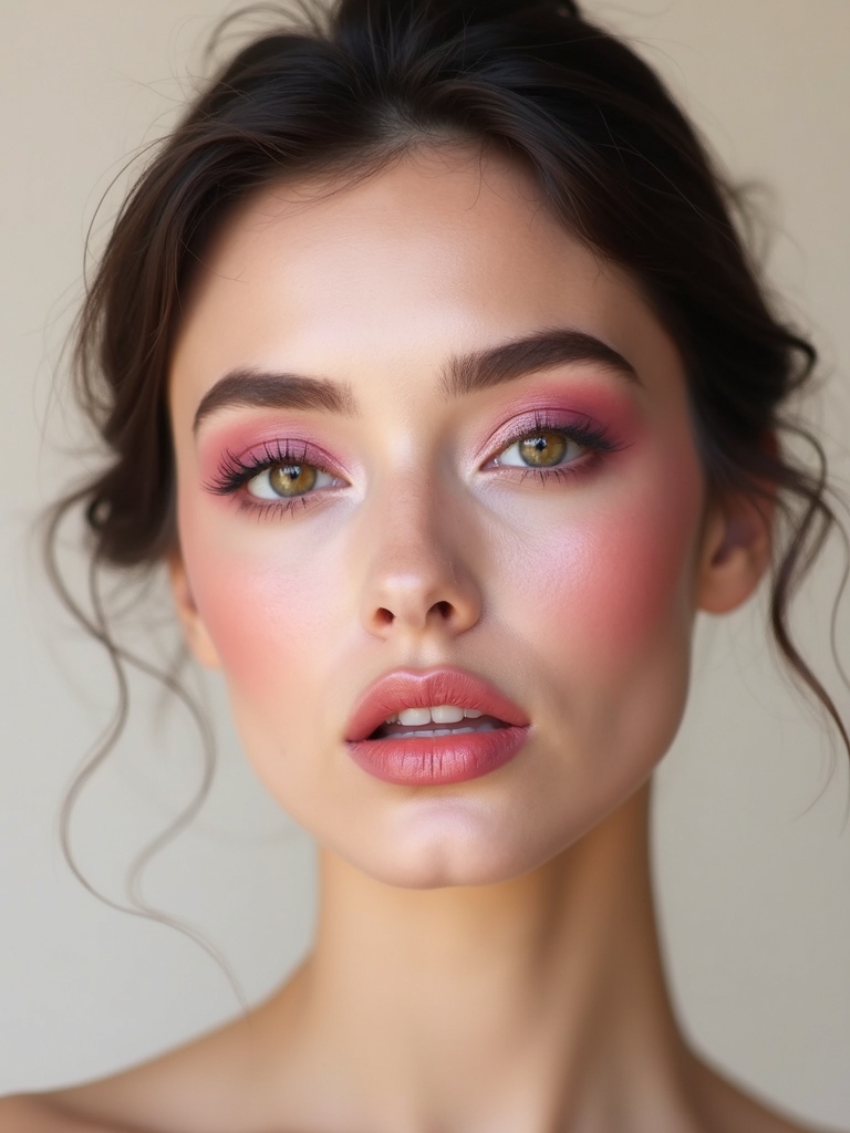 soft monochrome petal pink