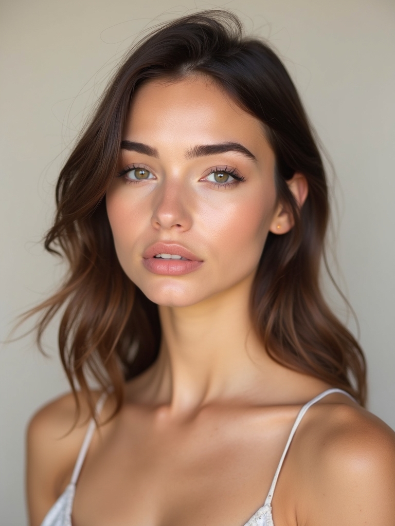 soft natural brown lashes