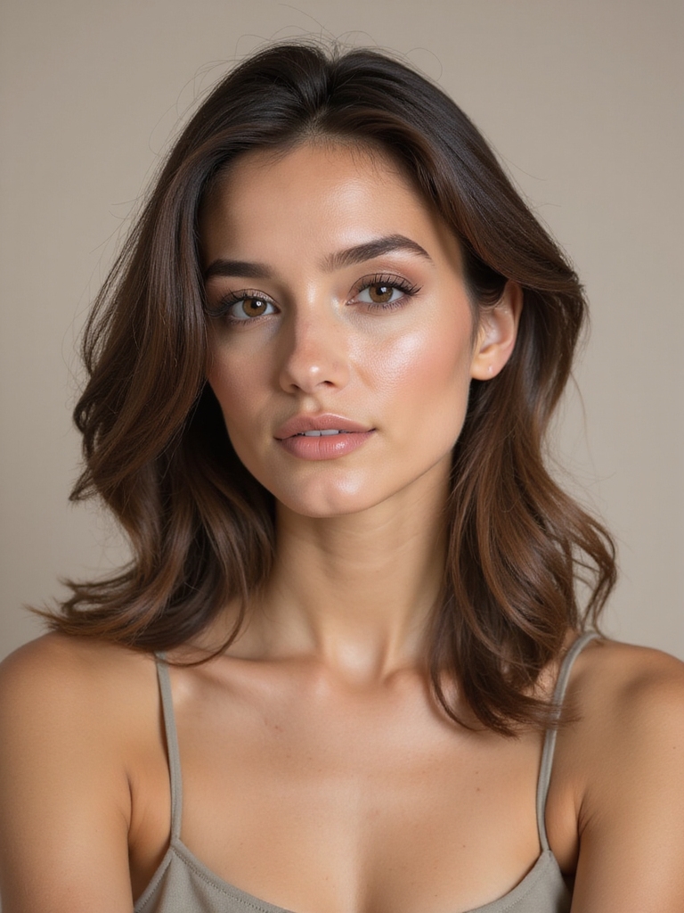 soft olive smoky eye