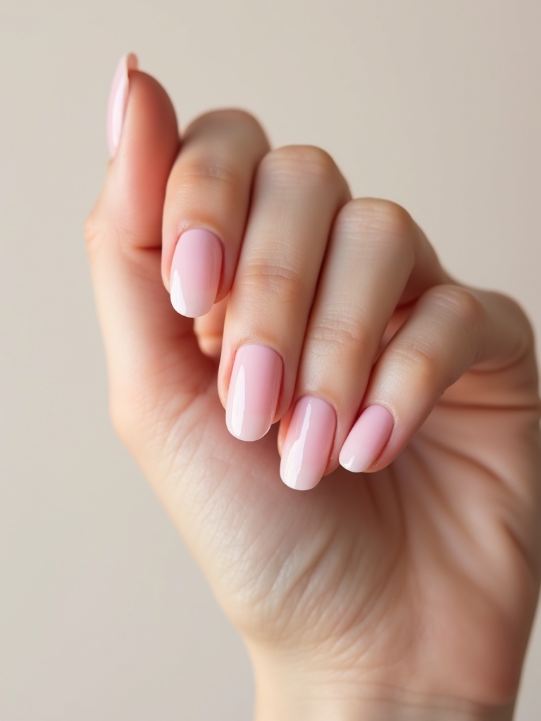 soft ombr pink fade