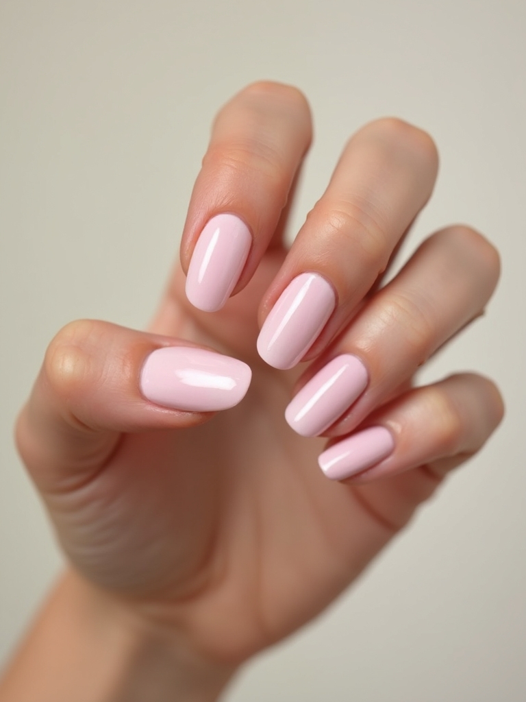 soft pearly pink chrome