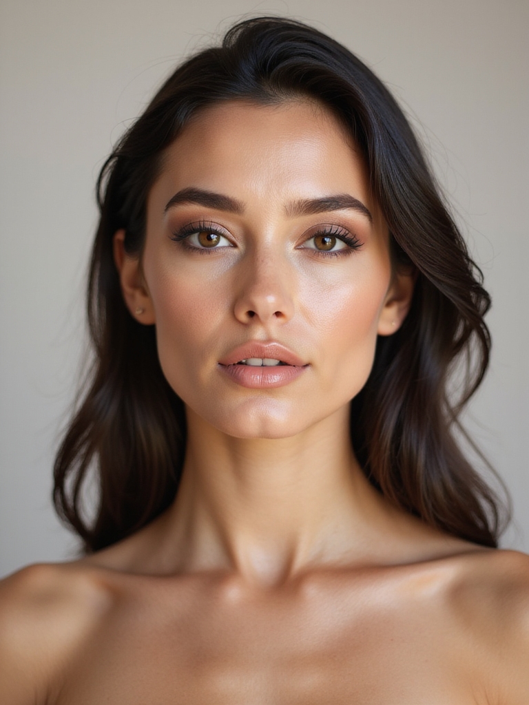 soft smoky taupe eyes