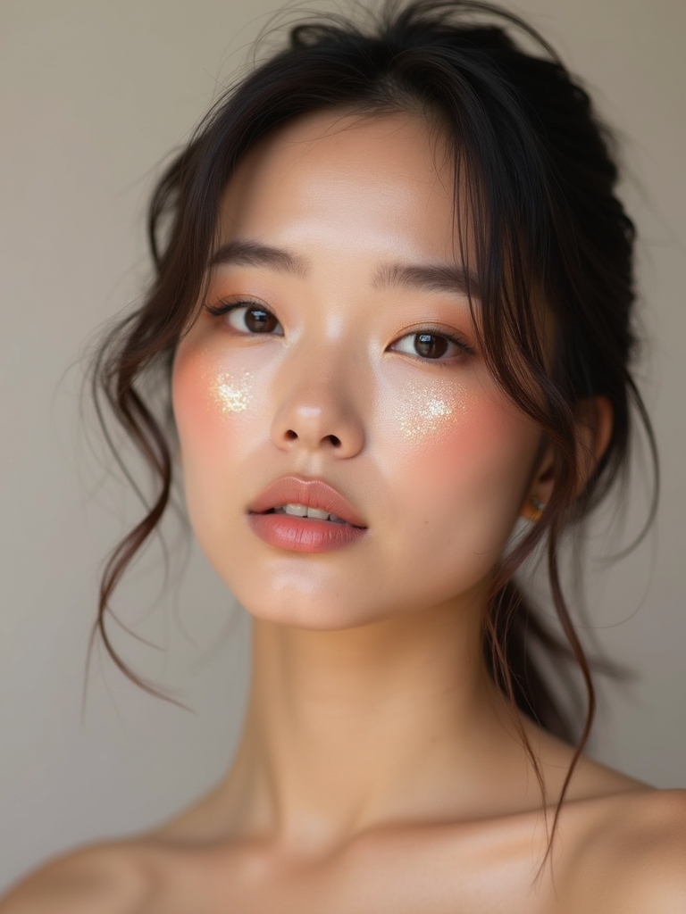 soft sun kissed apricot glow
