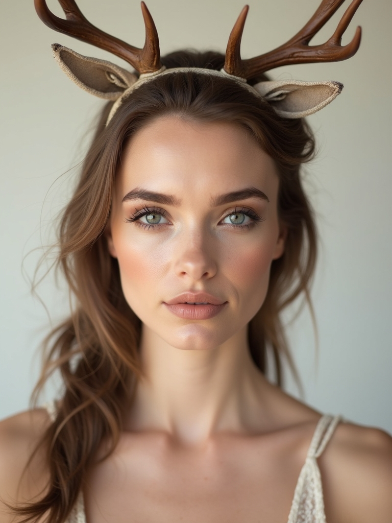 soft taupe antler glamour