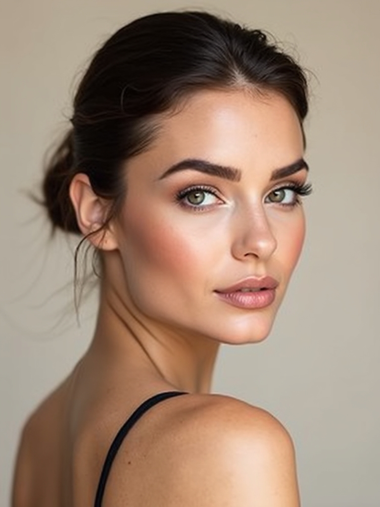 soft taupe smudged wingline finish