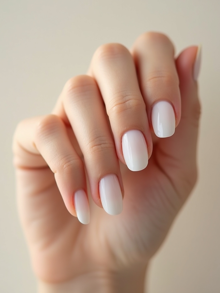 soft translucent oval elegance