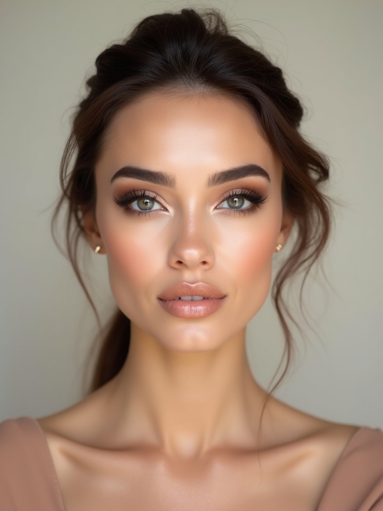 softly diffused taupe elegance