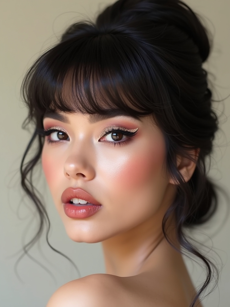 spark lined defined doll eyes