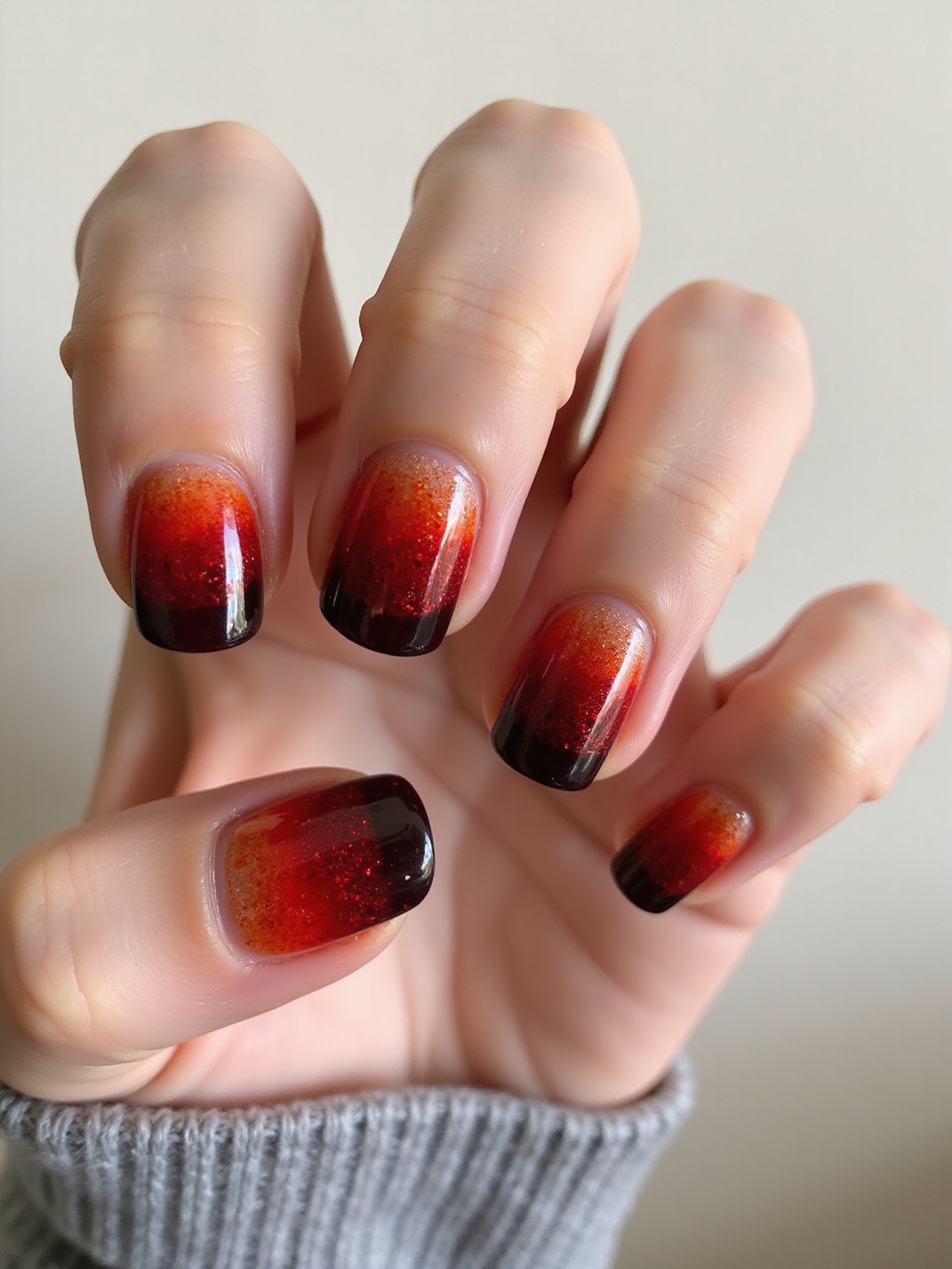 sparkling ember ombr flames
