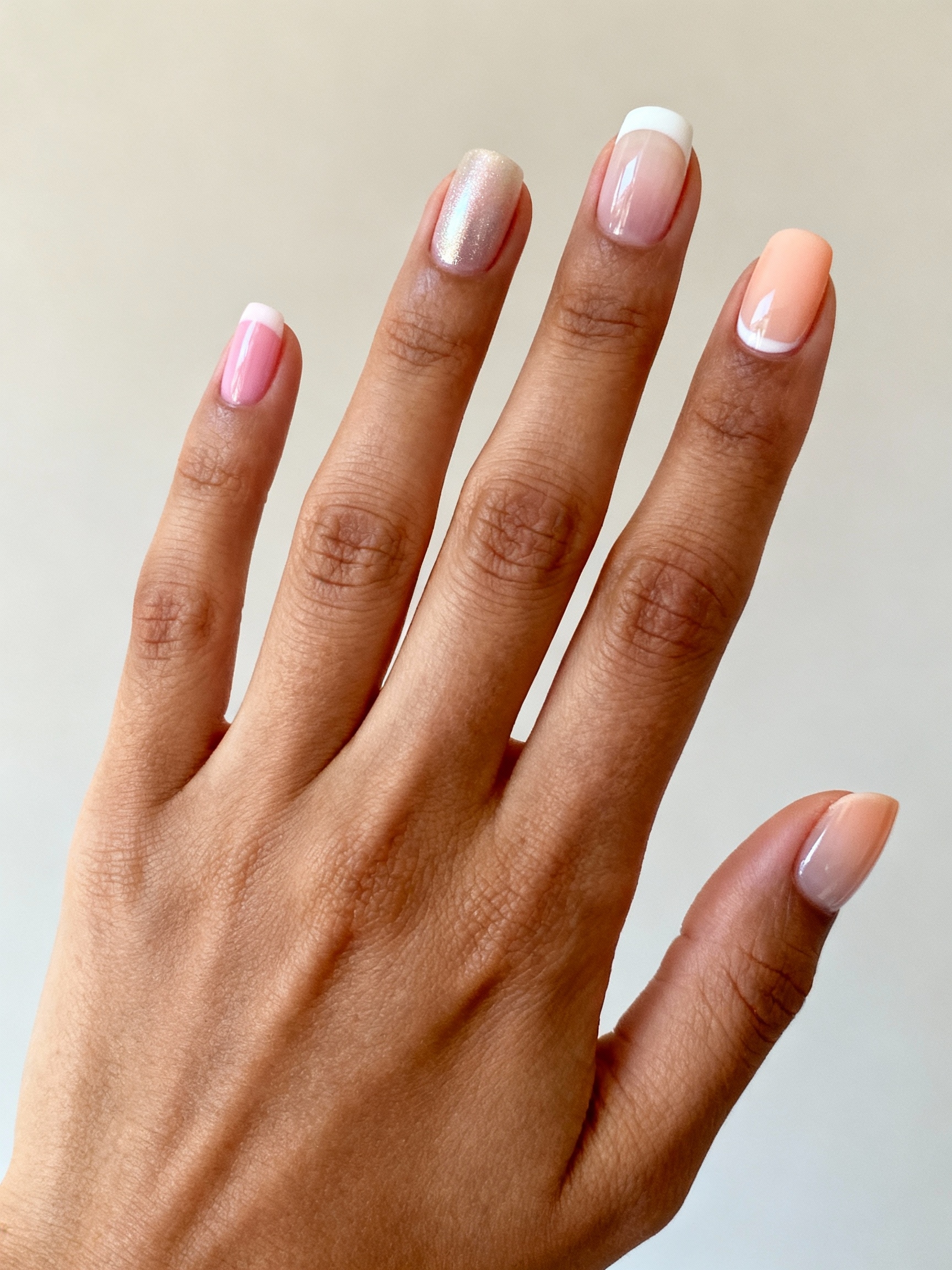 sparkling engagement nail designs