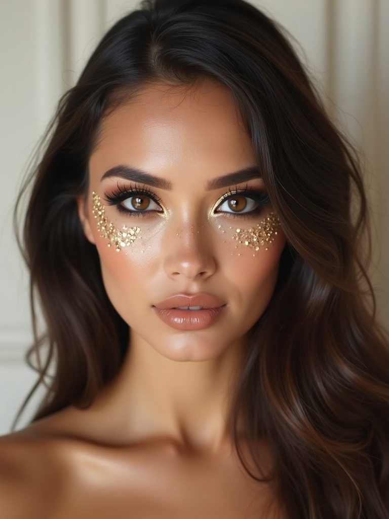 sparkling rhinestone cheetah spots