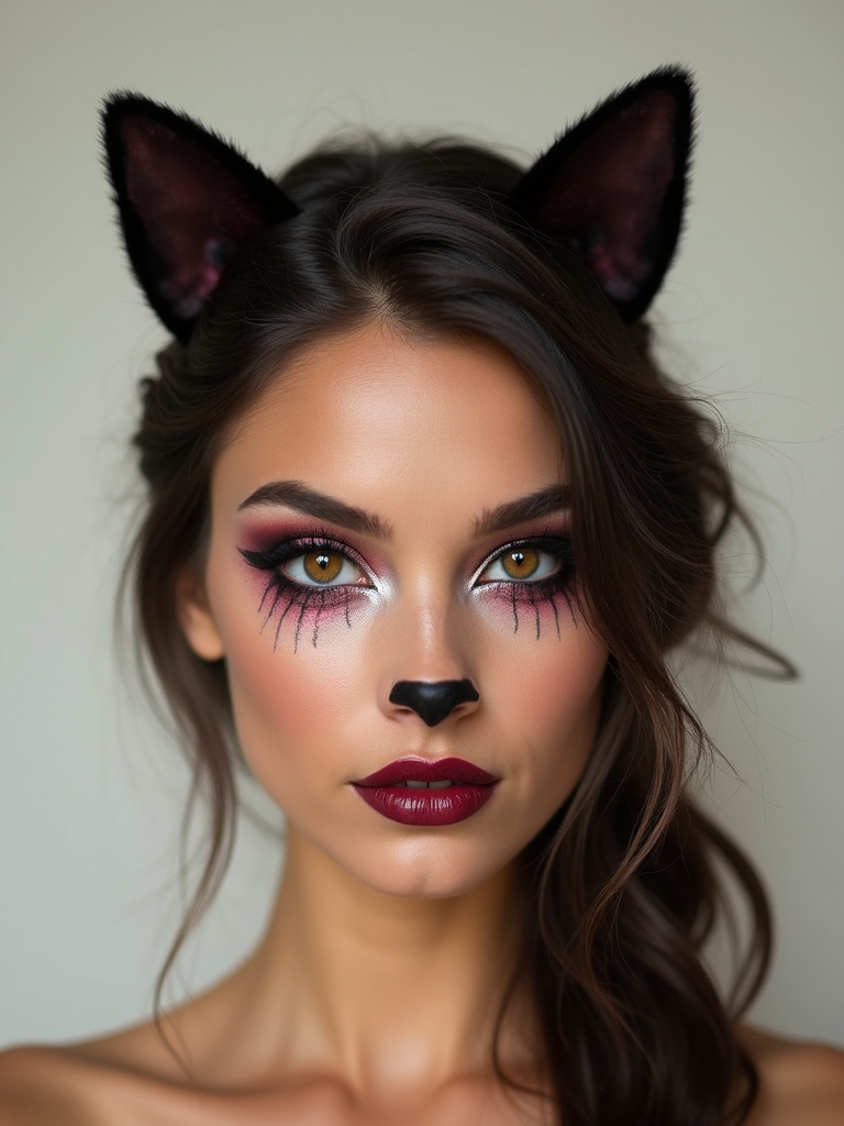 spooky cute midnight kitten mischief