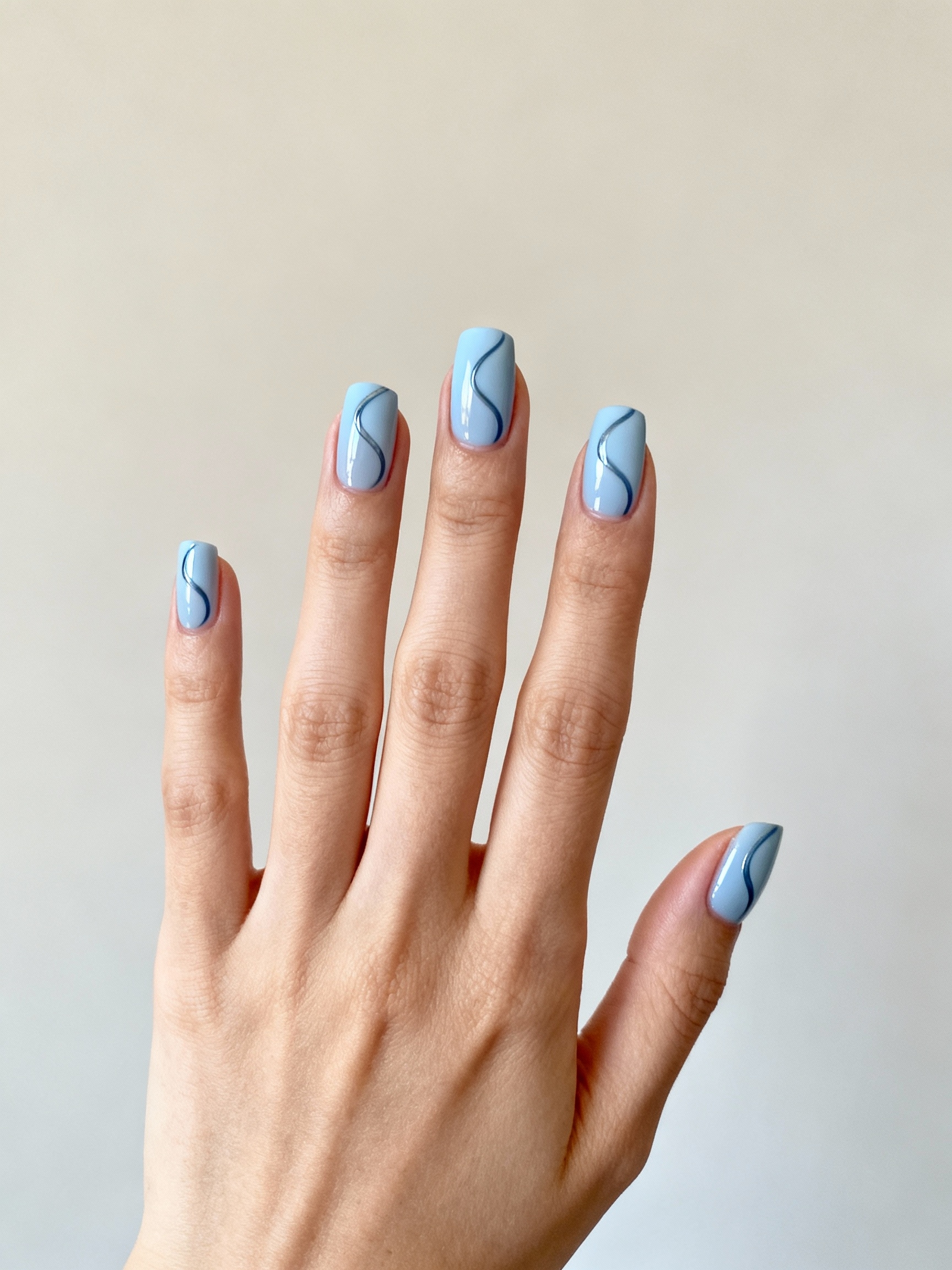 steel blue micro swirl shimmer