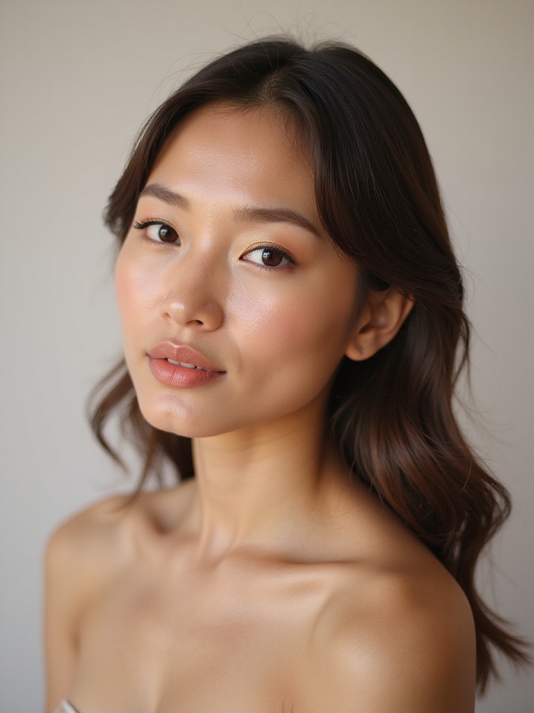 strategic airy metallic dewy glow